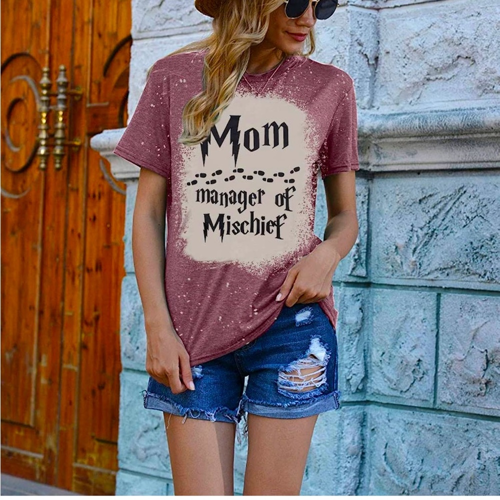 Mom T Shirt Manager of Mischief